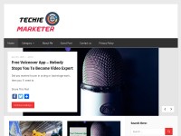 Desktop screenshot for techie-marketer.com