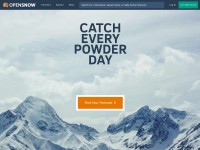 Desktop screenshot for opensnow.com