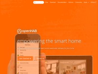 Desktop screenshot for openhab.org