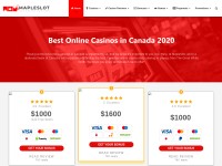 Desktop screenshot for mapleslot.com