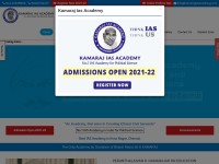 Desktop screenshot for kamarajiasacademy.com