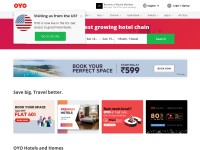 Desktop screenshot for oyorooms.com