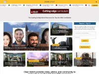 Desktop screenshot for clearadmit.com