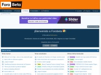 Desktop screenshot for forobeta.com