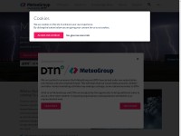 Desktop screenshot for meteogroup.com