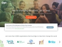 Desktop screenshot for qgiv.com