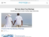 Desktop screenshot for marriage.com