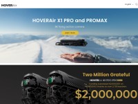 Desktop screenshot for hoverair.com