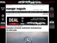 Desktop screenshot for manager-magazin.de