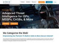 Desktop screenshot for zvelo.com