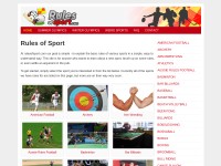 Desktop screenshot for rulesofsport.com
