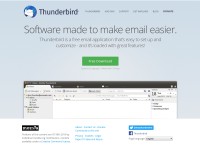 Desktop screenshot for thunderbird.net