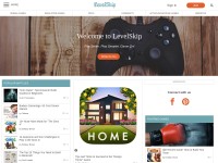 Desktop screenshot for levelskip.com