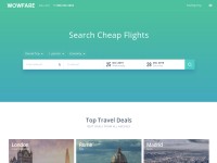 Desktop screenshot for wowfare.com