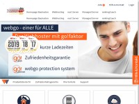 Desktop screenshot for webgo.de