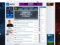 Desktop screenshot for hltv.org