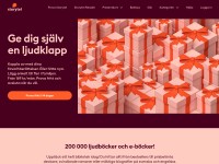 Desktop screenshot for storytel.se