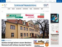 Desktop screenshot for lvz.de