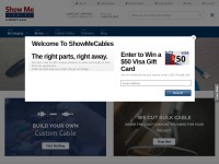 Desktop screenshot for showmecables.com