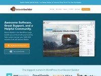 Desktop screenshot for wpbeaverbuilder.com