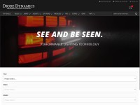 Desktop screenshot for diodedynamics.com