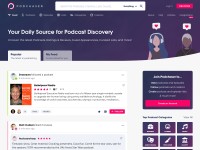 Desktop screenshot for podchaser.com