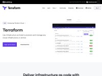 Desktop screenshot for terraform.io