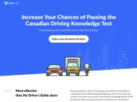 Desktop screenshot for tests.ca