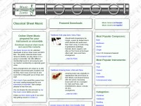 Desktop screenshot for music-scores.com