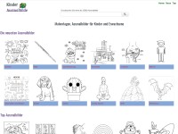 Desktop screenshot for kinderausmalbilder.com