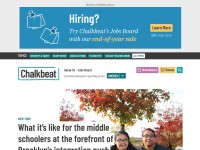 Desktop screenshot for chalkbeat.org