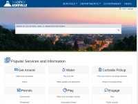 Desktop screenshot for ashevillenc.gov