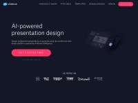 Desktop screenshot for slidebean.com