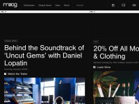 Desktop screenshot for moogmusic.com