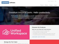 Desktop screenshot for lenovosoftware.com