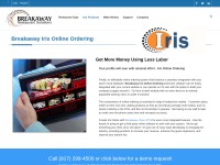 Desktop screenshot for breakawayiris.com