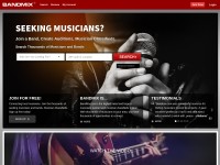 Desktop screenshot for bandmix.com