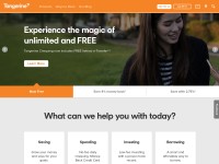 Desktop screenshot for tangerine.ca