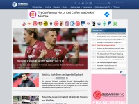 Desktop screenshot for fussballtransfers.com