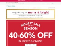Desktop screenshot for maurices.com