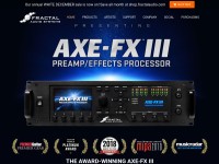 Desktop screenshot for fractalaudio.com