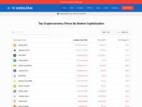 Desktop screenshot for coins.live