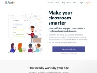 Desktop screenshot for acadly.com