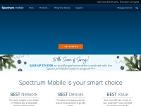 Desktop screenshot for spectrummobile.com
