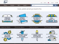 Desktop screenshot for lulu.com