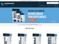 Desktop screenshot for transparentlabs.com