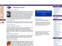 Desktop screenshot for shakespeare-online.com