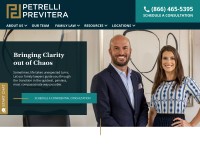 Desktop screenshot for petrellilaw.com