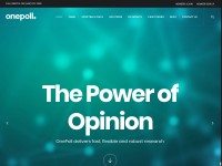 Desktop screenshot for onepoll.com