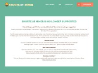 Desktop screenshot for shortest-miner.com